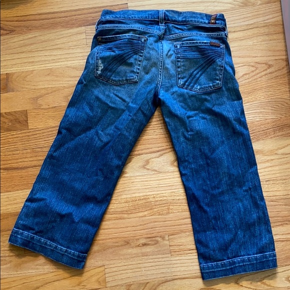 7 for all mankind capri jeans - 28 waist - Picture 5 of 6